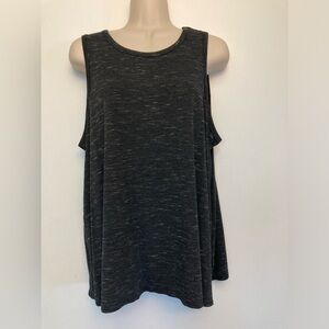 Black marled tank top Old Navy NEW